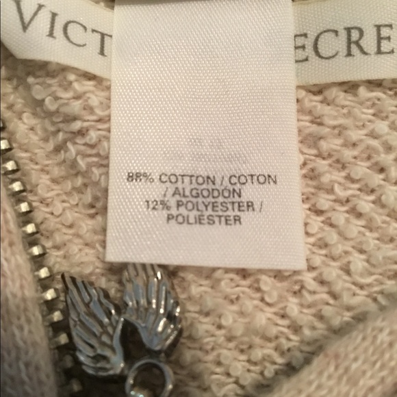 Victoria’s Secret Zippered Sweatshirt Hoodie Jacket - Picture 7 of 8